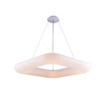 LED Κρεμαστό Φωτιστικό Τετράγωνο 50W Θερμό Λευκό