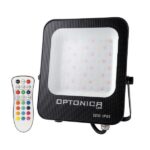 Προβολέας  LED Μαύρος 10W RGB με Τηλεχειριστήριο IP65