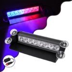 Μπάρα Σήμανσης με Βεντούζες  STROBE LED  18W DC 10-30V IP20 Μπλε & Κόκκινο