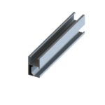 Ράγα Αλουμινίου Ασημί 27*45mm 1,2M