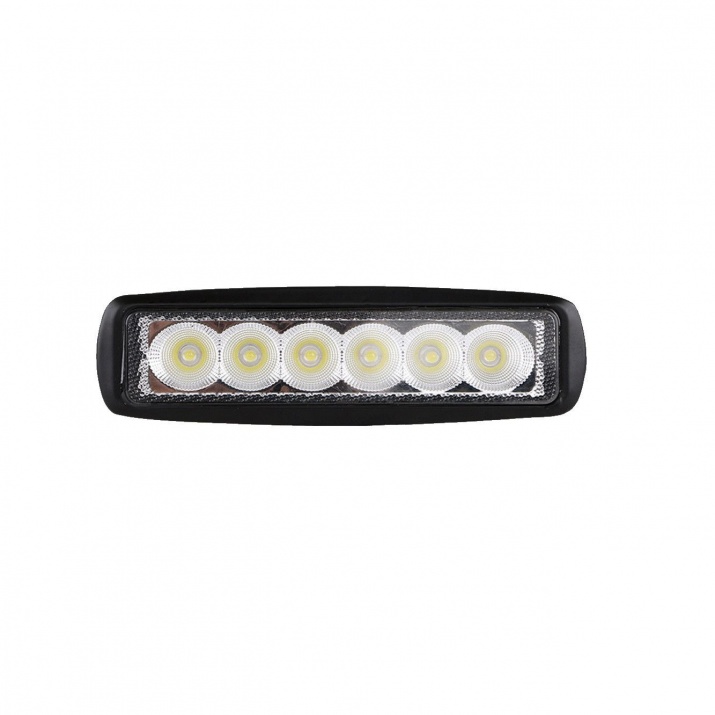 Προβολέας EPISTAR 6 LED 18 Watt Υψηλής Ισχύος 10-30 Volt