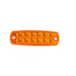 LED Φώτα Οδικής Βοήθειας 12V / 24V Πορτοκαλί Εξωτερικά 116 x 35mm