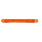 LED Φωτιστικό 12 LED Σήμανσης 12V / 24V Πορτοκαλί 180mm x 12mm x 10mm