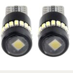 Σετ Λαμπτήρες T10 LED CANBUS 18SMD 3014 + 1 SMD W5W Λευκό 12V / 24V 2τμχ.