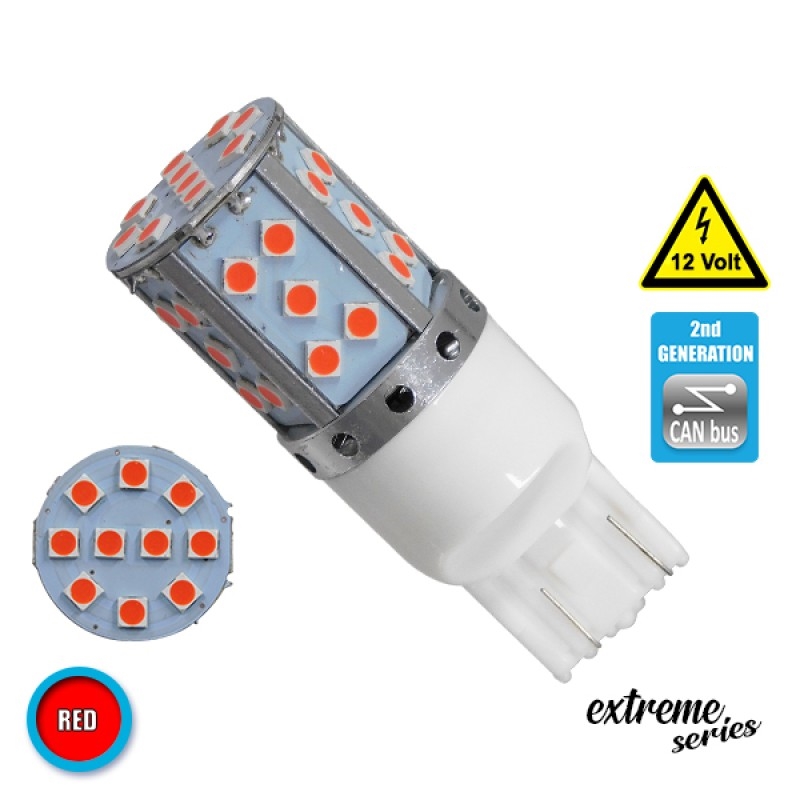 T20 Can-Bus  800lm κόκκινο πορείας στοπ