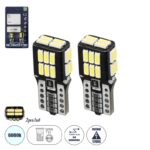 Λάμπα  T10 CANbus LED 2.4W 228lm 12V Ψυχρό Λευκό 2ΤΜΧ