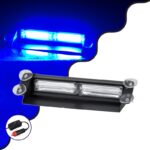 Μπάρα Σήμανσης με Βεντούζες  STROBE LED  18W DC 10-30V IP20 Μπλε
