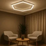 Set Hexagon Series 1*HEX 42W (Με αξεσουάρ εγκατάστασης) Ψυχρό Λευκό