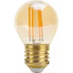 Led Λάμπα  Filament  Ε27  4 Watt Θερμό Λευκό Golden Glass dimmable